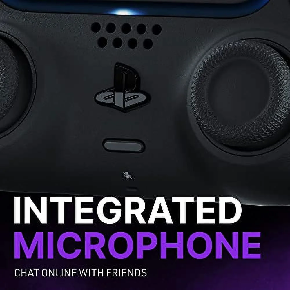 Gamenetics Custom Official Wireless Bluetooth Controller for PS5 Console - PC - Un-Modded - Video Gamepad Remote (Lightning)