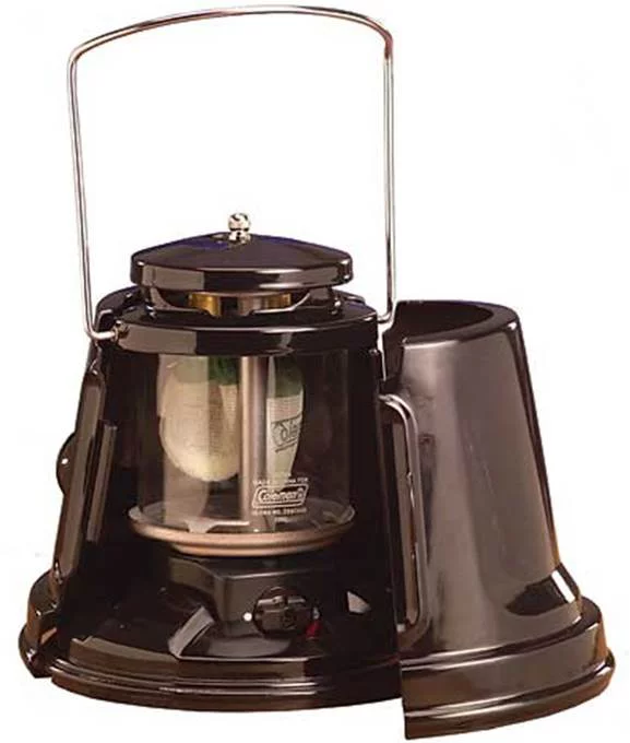 COLEMAN Deluxe Two Mantle Instastart Quickpack Propane Camping Lantern w/ Cover