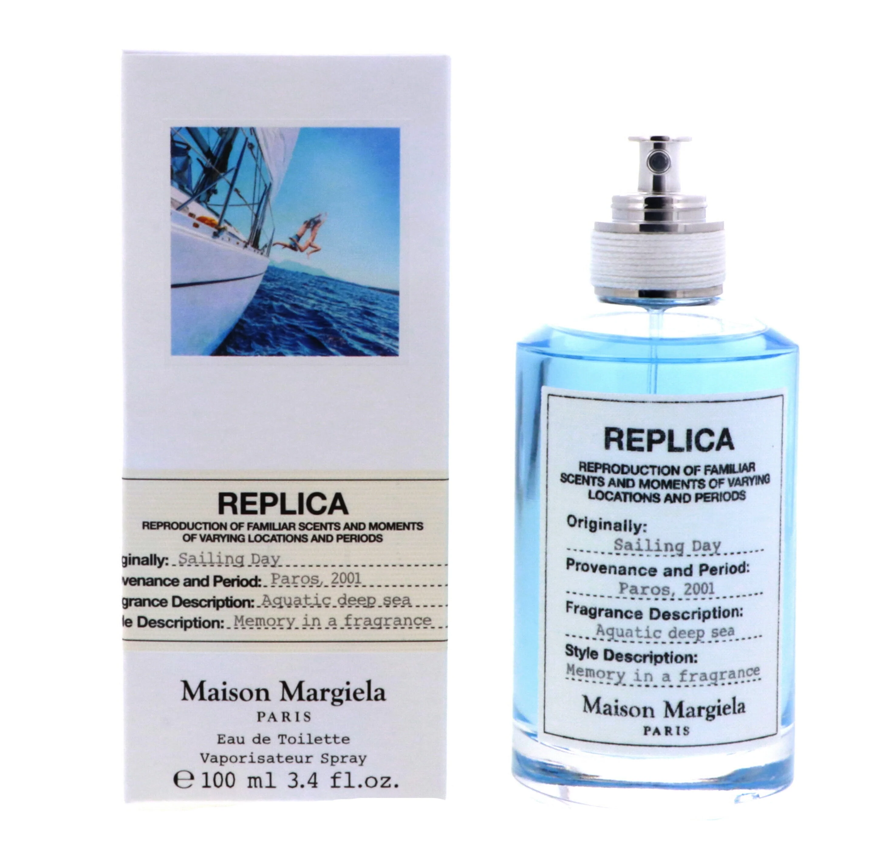 REPLICA SAILING DAY by Maison Margiela, EDT SPRAY 3.4 OZ