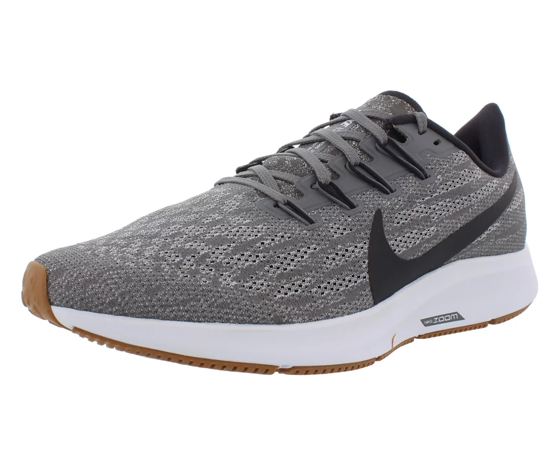Nike Men's Air Zoom Pegasus 36 Gunsmoke/Oil Grey-White Running Shoe (AQ2203-001) (8)