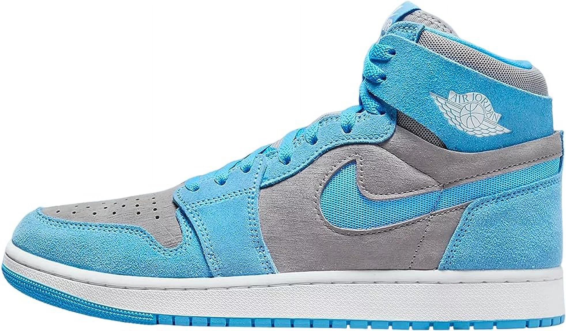 Men's Air Jordan 1 Zoom CMFT2 Cement Grey/University Blue/White (DV1307 014) - 9.5