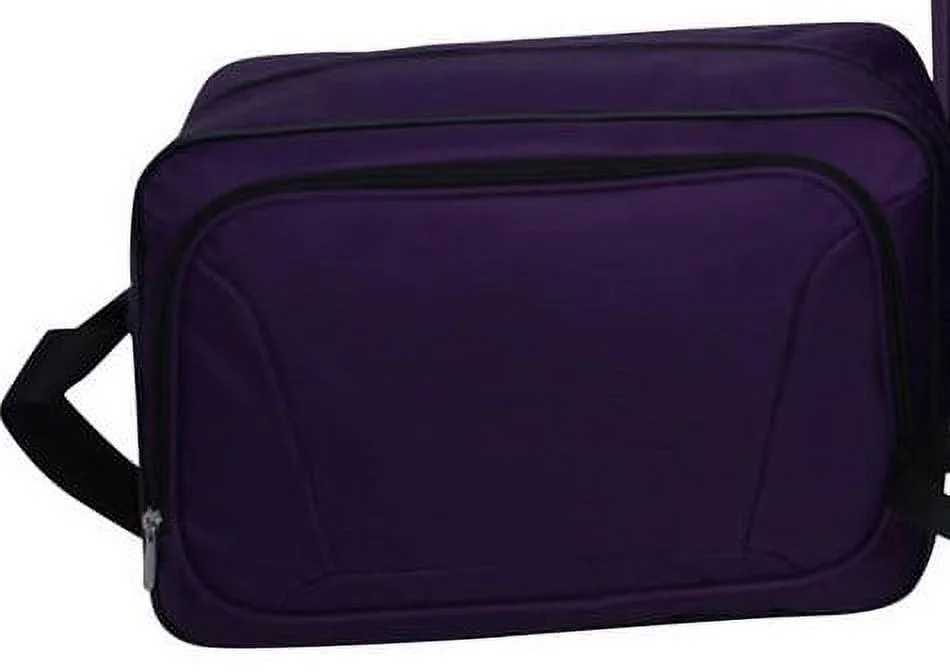 Protege Purple Polyester Softside Luggage Set, 5 Piece Set includes 28