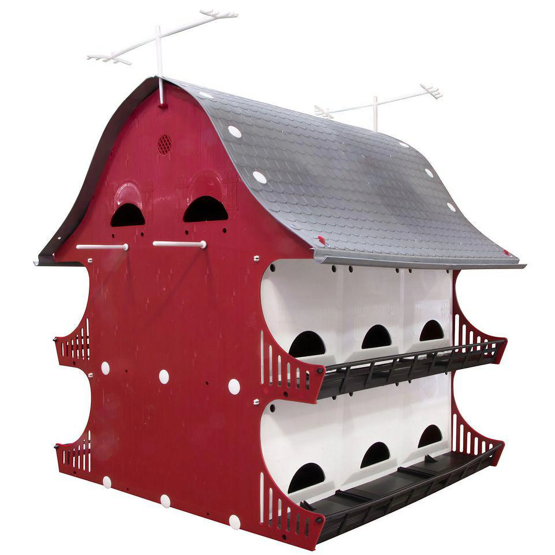 Royal Wing Purple Martin Barn Bird House for 16 Families