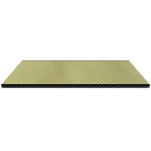 Red Lantern Half Tatami Mat, 1/2 US Queen (30 in x 80 in), Straw