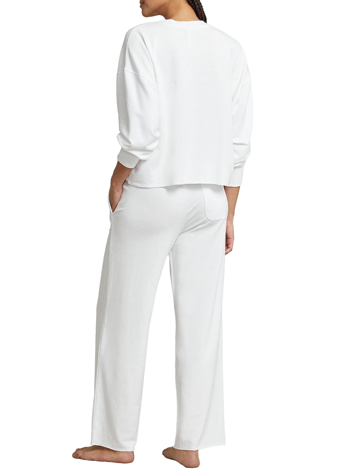 Polo Ralph Lauren Womens Sweatshirt Knit Pajama Set Style-4P8030