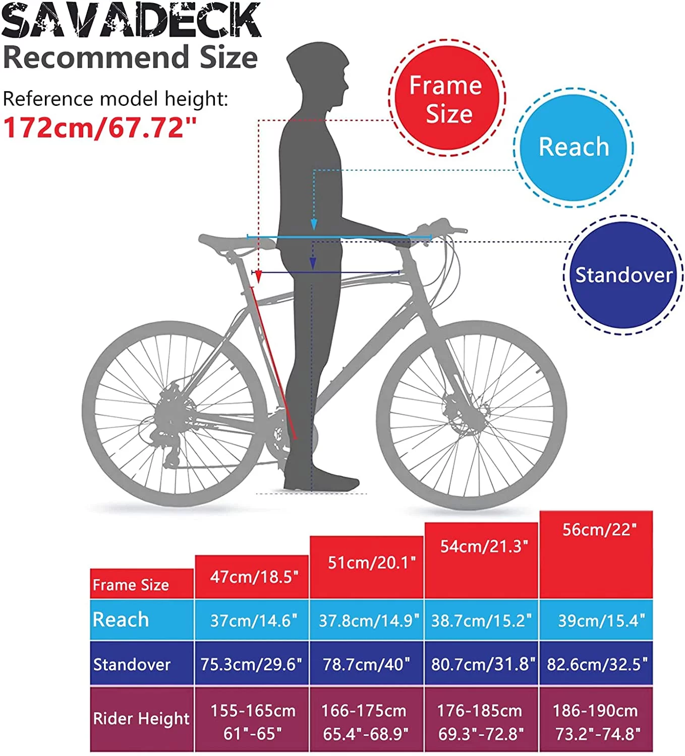 SAVADECK Carbon Road Bike, Windwar5.0 Carbon Fiber Frame 700C Racing Bicycle with Shimano 105 22 Speed Groupset Ultra-Light Bicycle.(Black Gray 47cm)