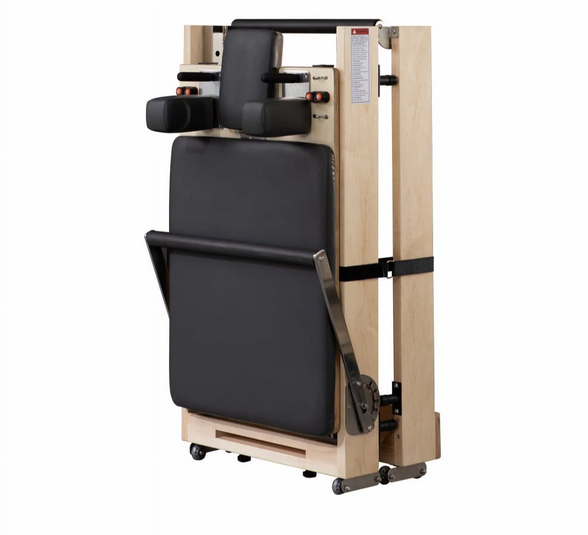 Foldable Wood Pilates Reformer Machine - The Zous Advanced from PersonalHour