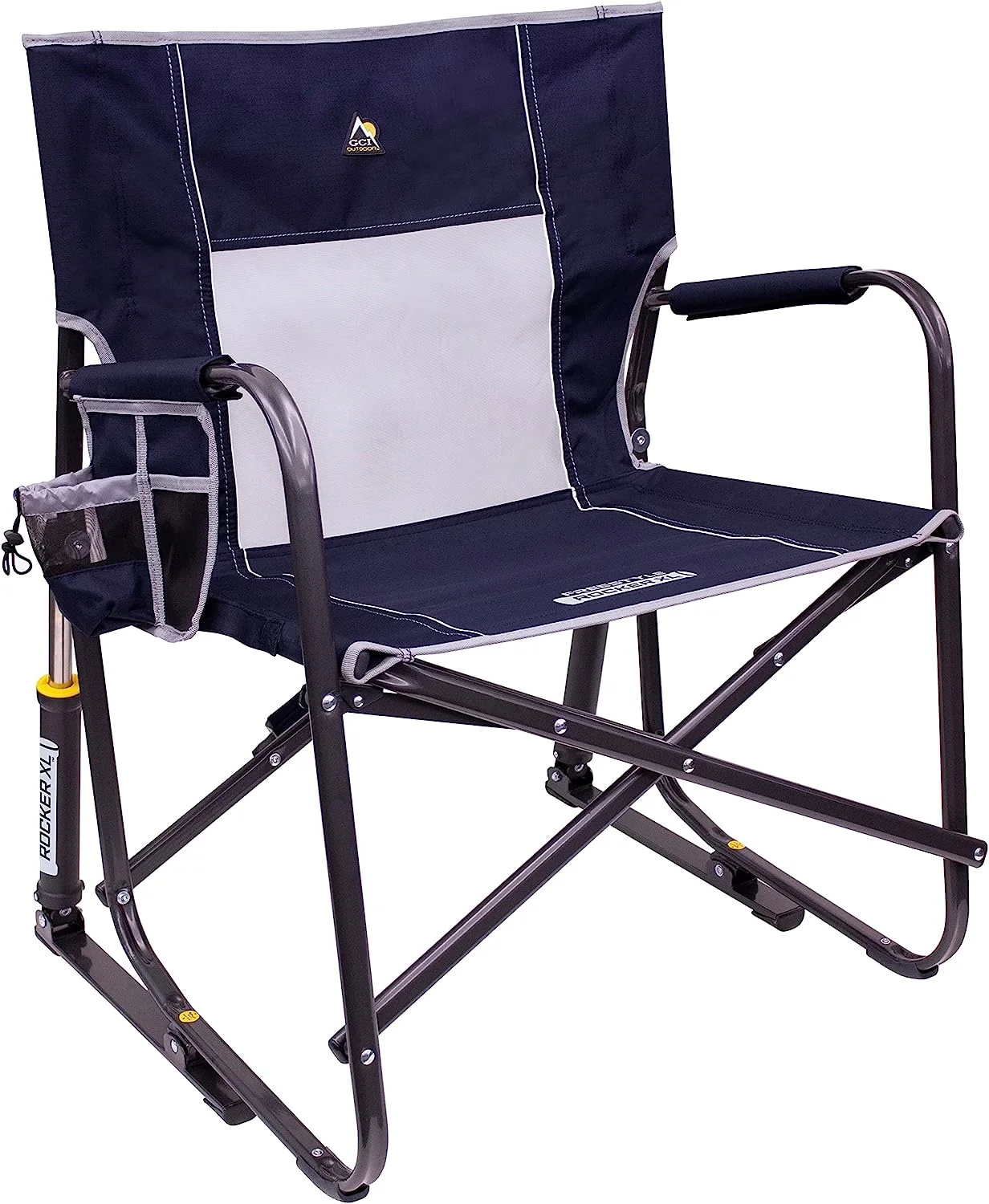 Outdoor Freestyle Rocker XL Portable Folding Rocking Chair and Outdoor Camping Chair