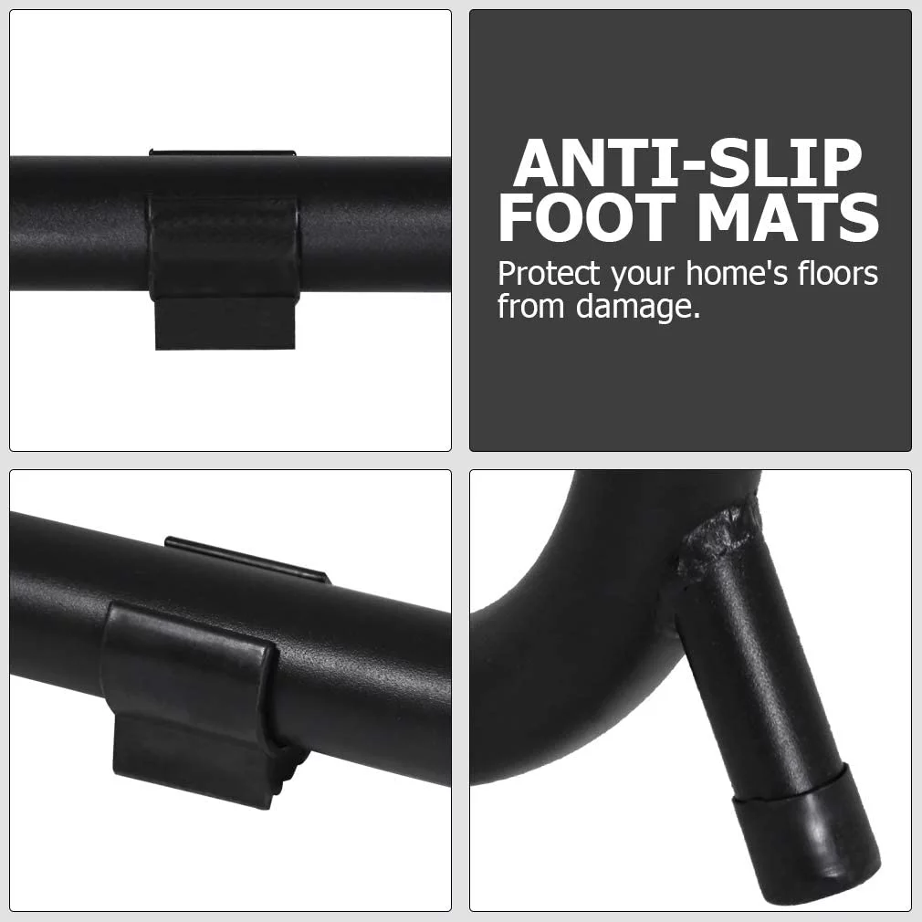 FDW Hammock Chair Stands hammock stands Hanging Hammock Stands Outdoor Solid Steel hammock Stand Only for Hanging Hammock Air Porch Swing Chair Indoor,Black