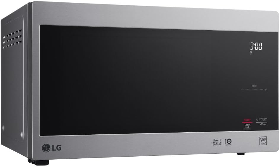 LG NeoChef 0.9 Cu. Ft. Countertop Microwave Oven, 21 x 12 x 17, Stainless Steel