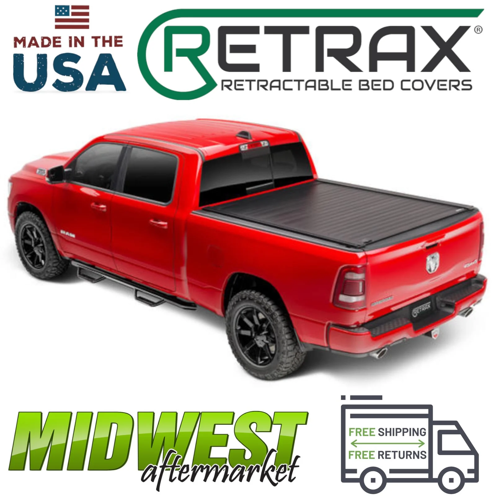 Retrax By Realtruck PowertraPRO XR Retractable Truck Bed Tonneau Cover | T-90842 | Compatible With Select 2007-2021 Toyota Tundra Regular & Double Cab with Deck Rail System 6' 7