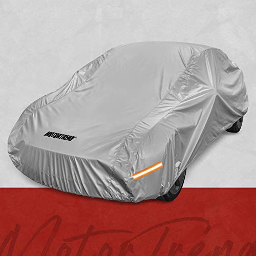 Motor Trend SafeKeeper All Weather Car Cover - Advanced Protection Formula - Waterproof 6-Layer for Outdoor Use, for Sedans Up to 210