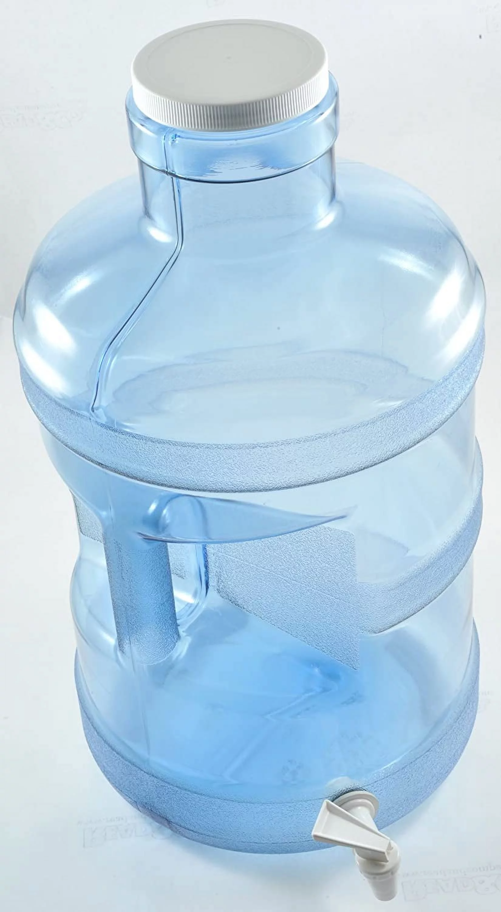 JTI 5 Gallon Wide Big Mouth Water Bottle Jug With Spout Valve Dispenser BPA Free Made In USA