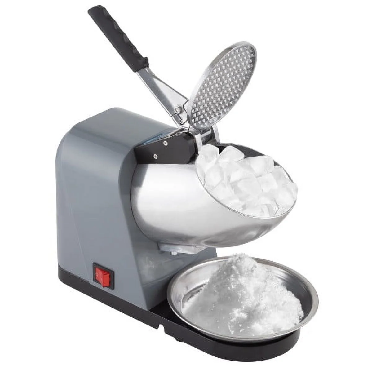 Great Northern Popcorn Snow Cone Machine - Ice Shaver with 170W Motor, Gray