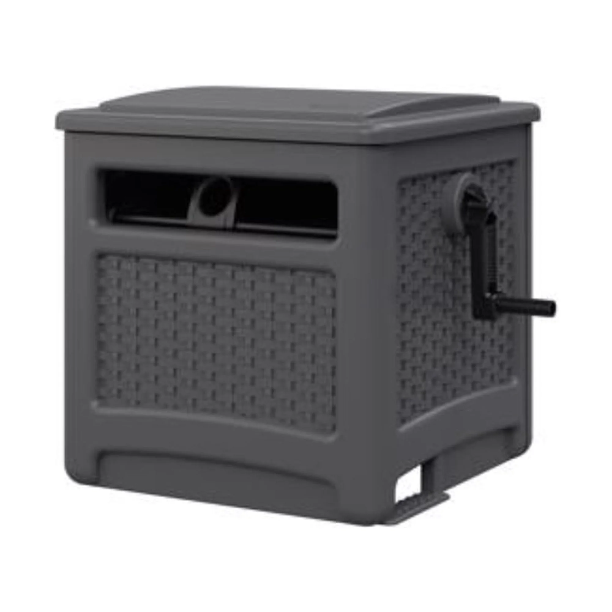 Suncast 7029955 225 ft. Smart Trak Free Standing Hideaway Hose Reel, Gray