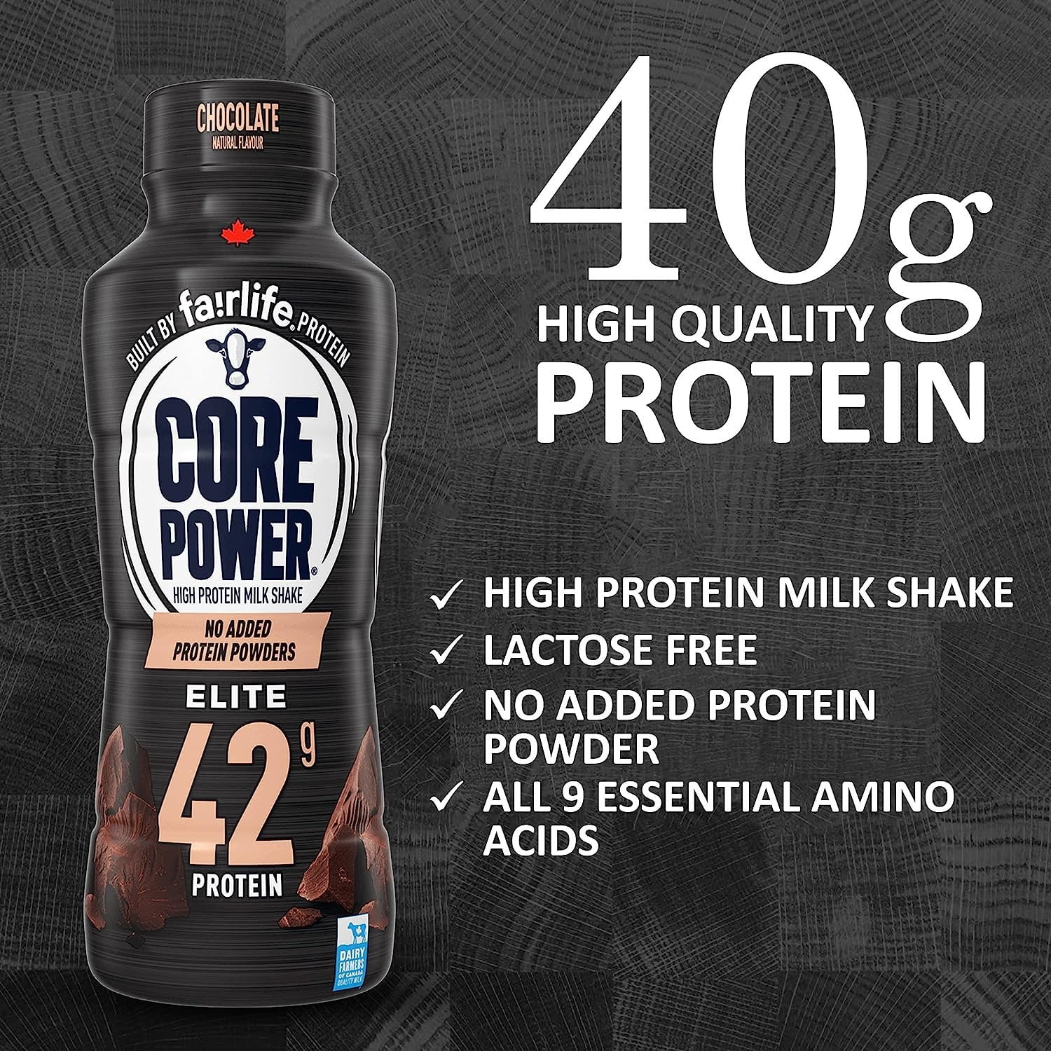 Core Power Elite Failrlife High Protein Shakes 26 Grams 14 Oz. in The Award Box Packaging Chocolate Strawberry Vanilla, 6 pack