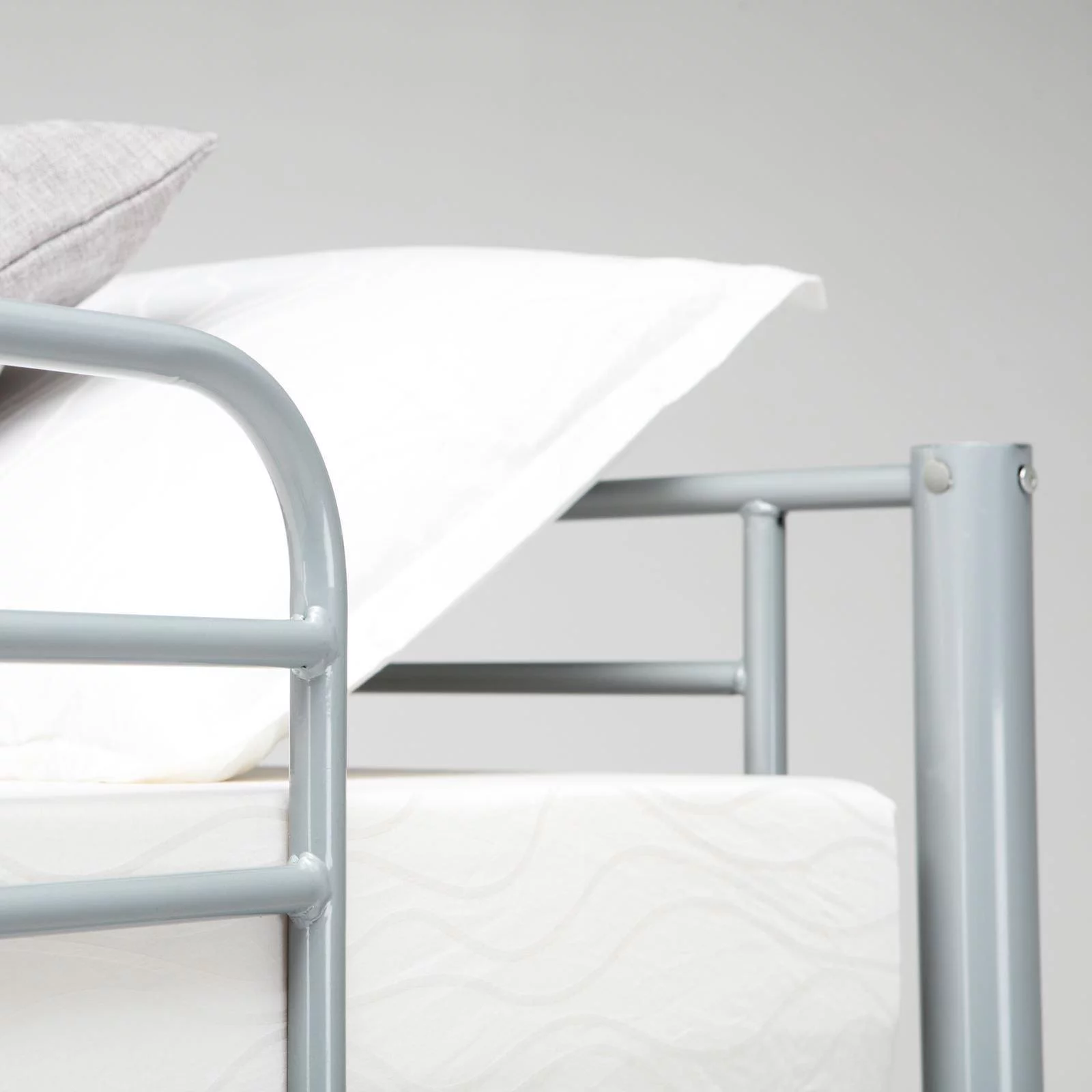 Ktaxon Metal Twin over Bunk Beds Frame Ladder Kids Adult Children Bedroom Dorm Furniture