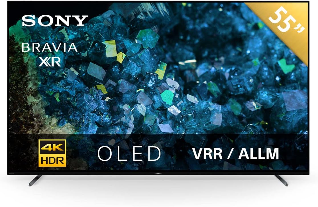 Sony OLED 55 inch BRAVIA XR A80L Series 4K Ultra HD TV: Smart Google TV with Dolby Vision HDR and Exclusive Gaming Features for The Playstation® 5 XR55A80L- 2023 Model (Renewed)