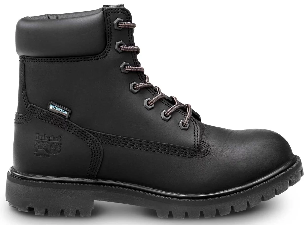 Timberland PRO  6IN Direct Attach Women's, Black, Soft Toe, EH, MaxTRAX Slip Resistant, WP/Insulated Boot (11.0 M)