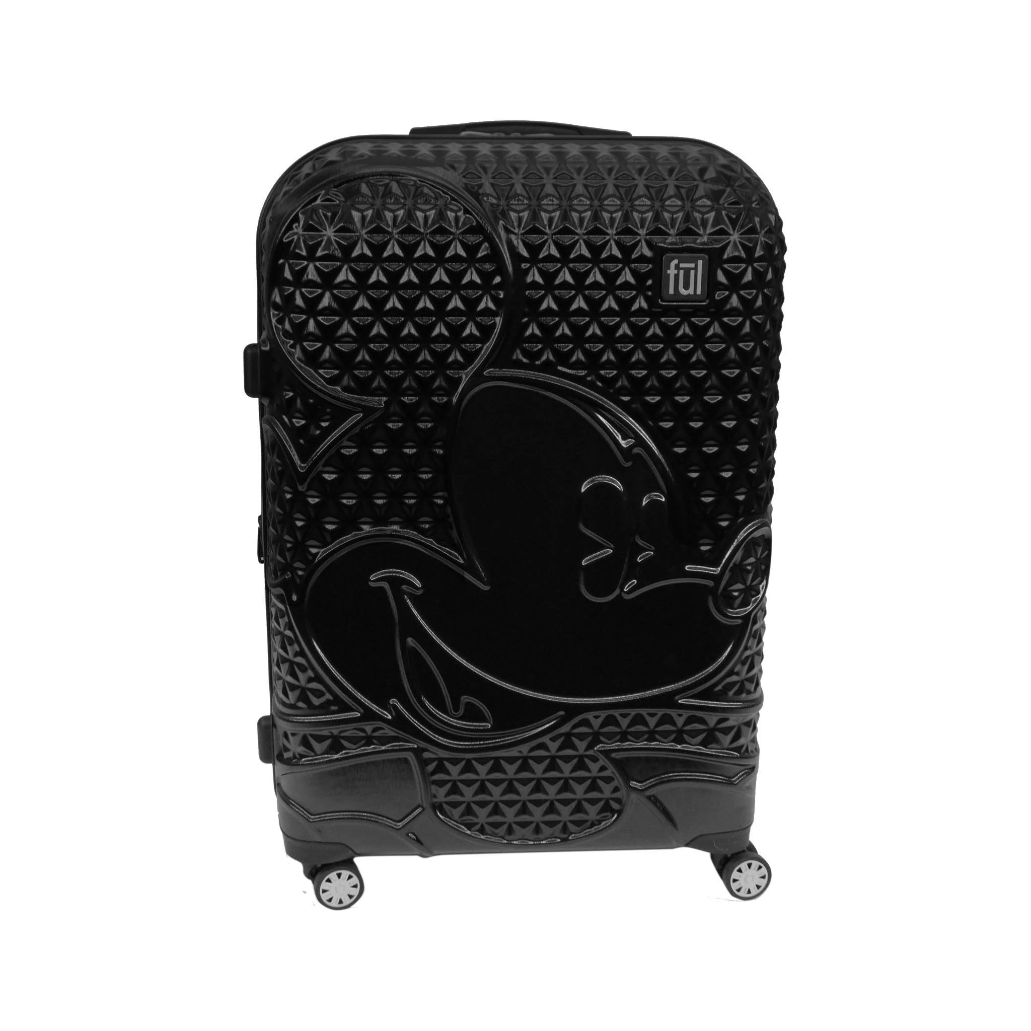 Ful Disney Textured Mickey Mouse 25in Hardsided Rolling Luggage - 25