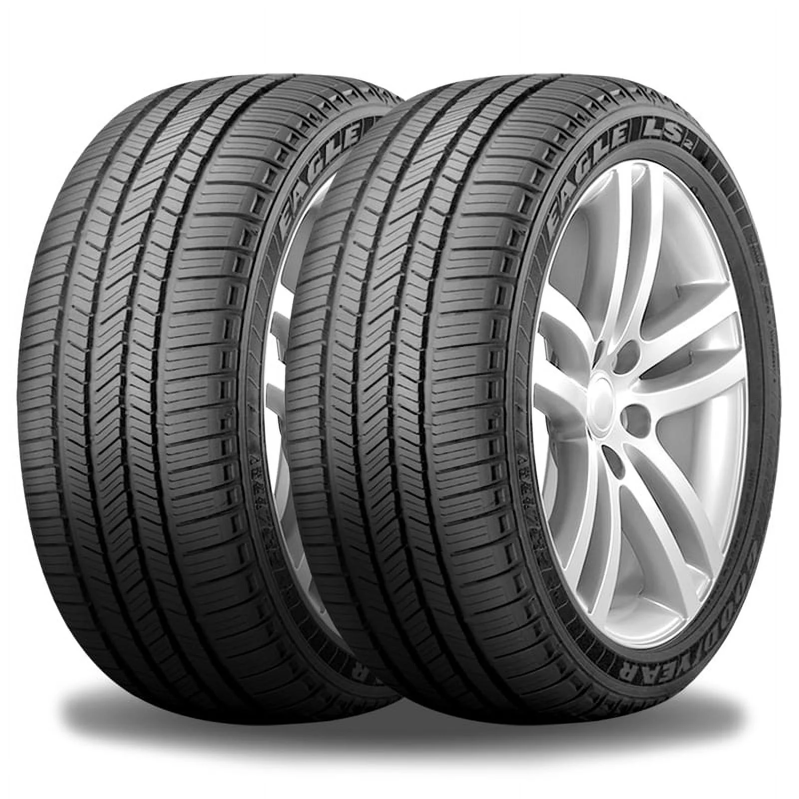 Pair of 2 Goodyear Eagle LS-2 P275/55R20 111S All Season Luxury Sport Performance Tire 706069165 / 275/55/20 / 2755520 Fits: 2018 Chevrolet Silverado 1500 High Country, 2014-16 Chevrolet Silverado 1500 High Country