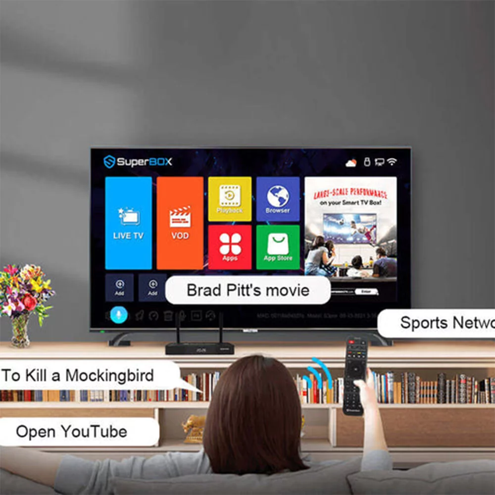 Superbox S3 Pro Dual Band Wi-Fi 2.4Ghz 5Ghz Supports 6K Video