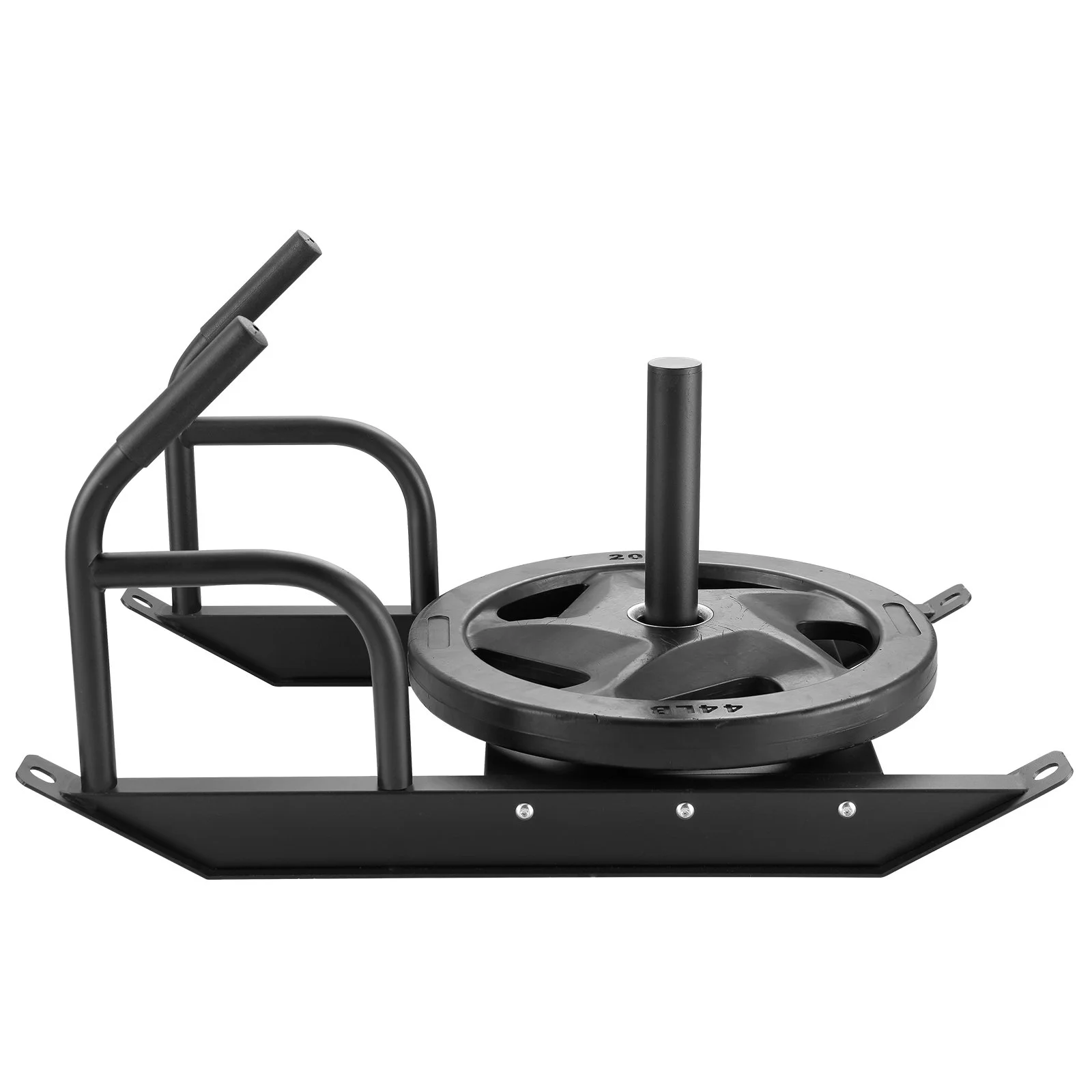 VEVOR Steel Pull Sled for Weight Training, Fitness Sled with Handle for Strength and Speed Enhancement - Compatible with 1
