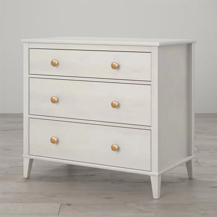 White Dressers Chest of Drawers, 3 Drawer White Bedroom Storage Furniture, Drawer Dresser, Unique Dresser, Vanity Dresser, Modern Dresser, Wood Dresser, Storage Dresser - White