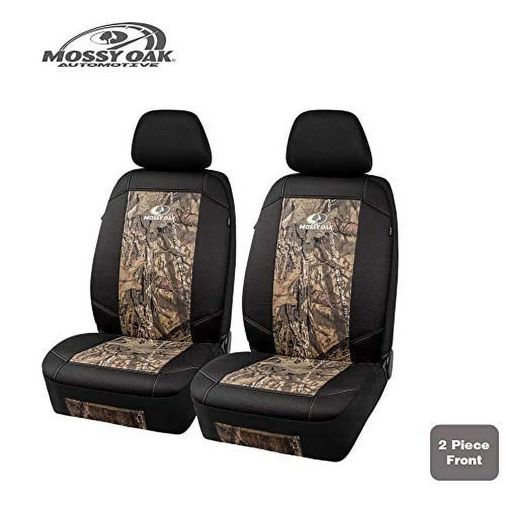 MOSSY Oak Low Back Camo Seat Covers, Airbag Compatible, Universial Fit, Fit Most Bucket Seats - Made with Premium Cotton Twill - Official Licensed Product