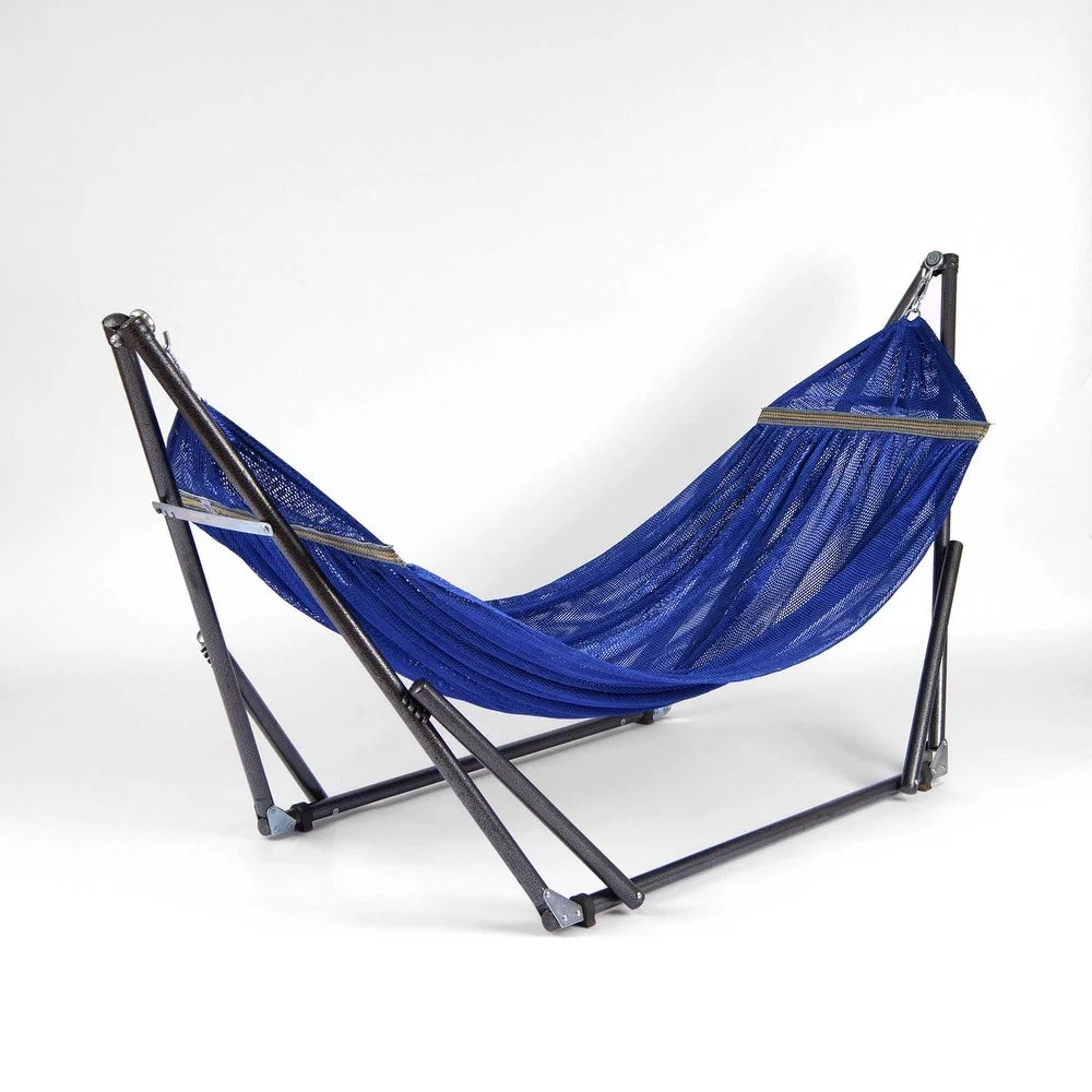 Quality Home EZ Daze Hammock with Stand-NAVY