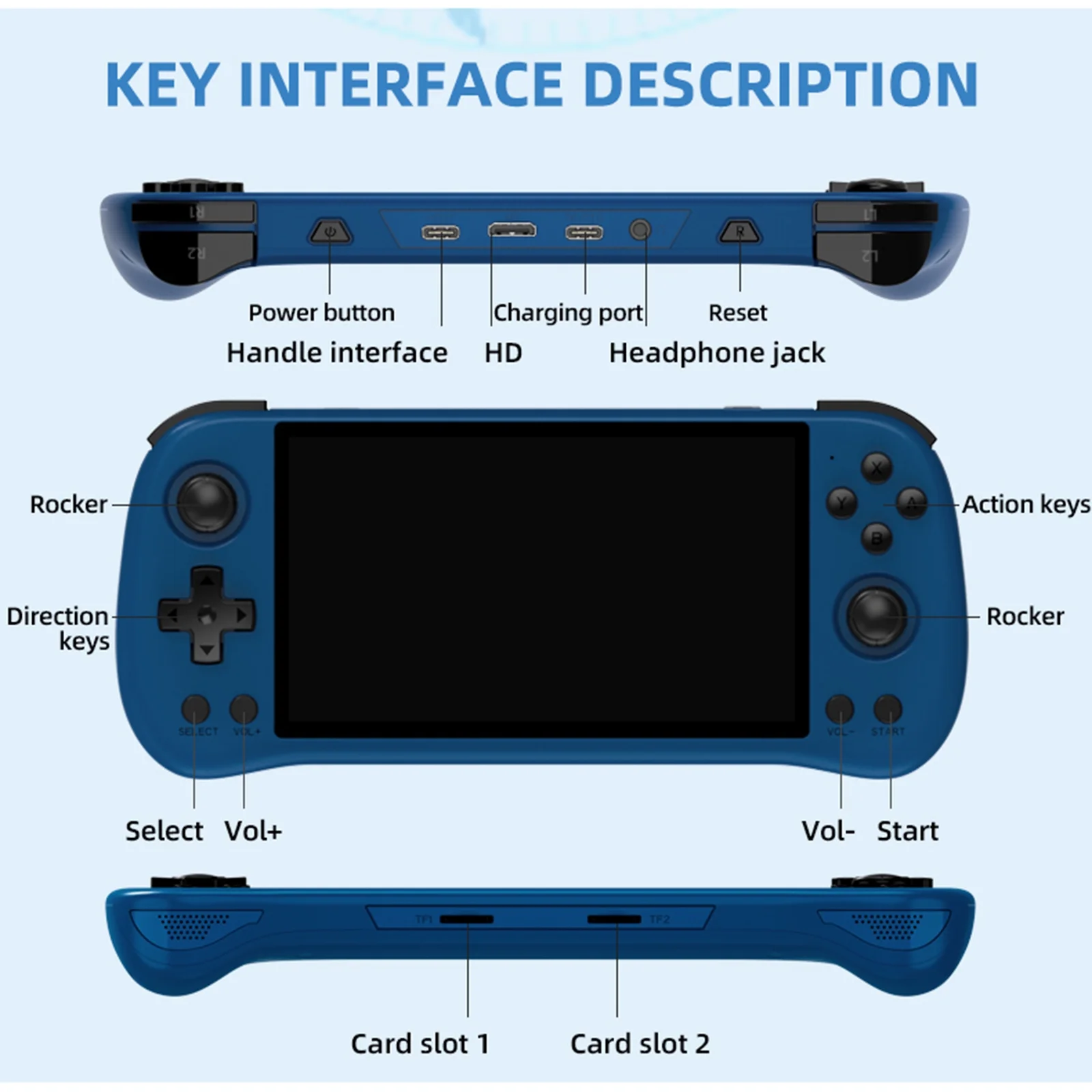 X55 Handheld Game Console, TV Compatible Gaming Console, Portable
