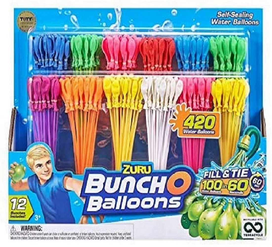 Bunch O Balloons Water Balloons, 420 Count (12 Pack)