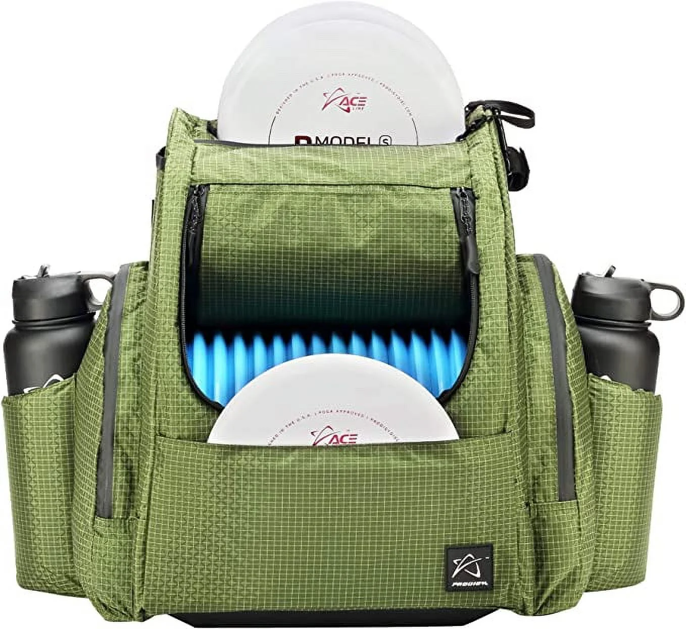 Prodigy Disc BP-2 V3 Disc Golf Backpack | Frisbee Golf Bag with 26+ Disc Capacity Plus Extra Storage | Pro Quality Disc Golf Bag Backpack | Tear and Water Resistant | Large Disc Golf Bag (Green)