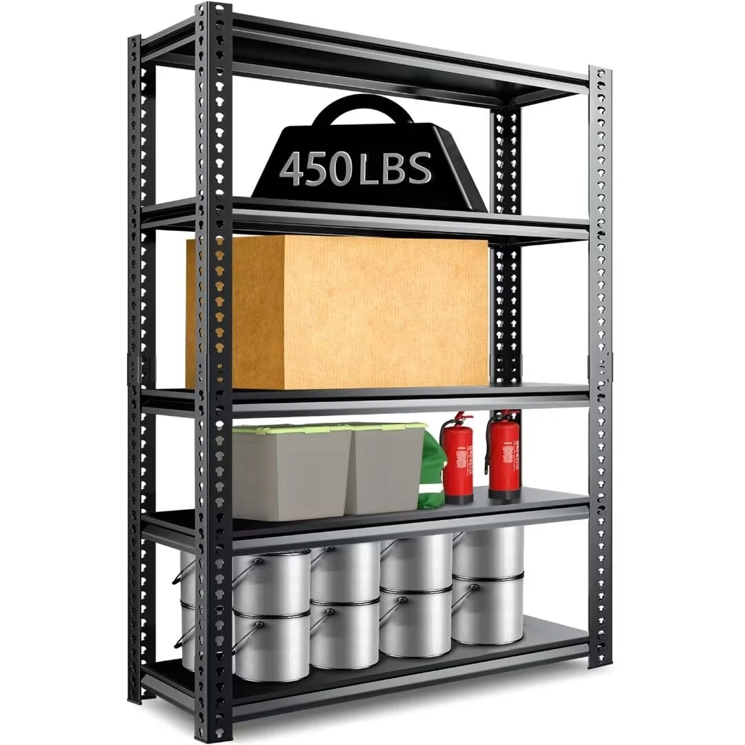 Docred Shelving Unit,5-Tier Adjustable Metal 72