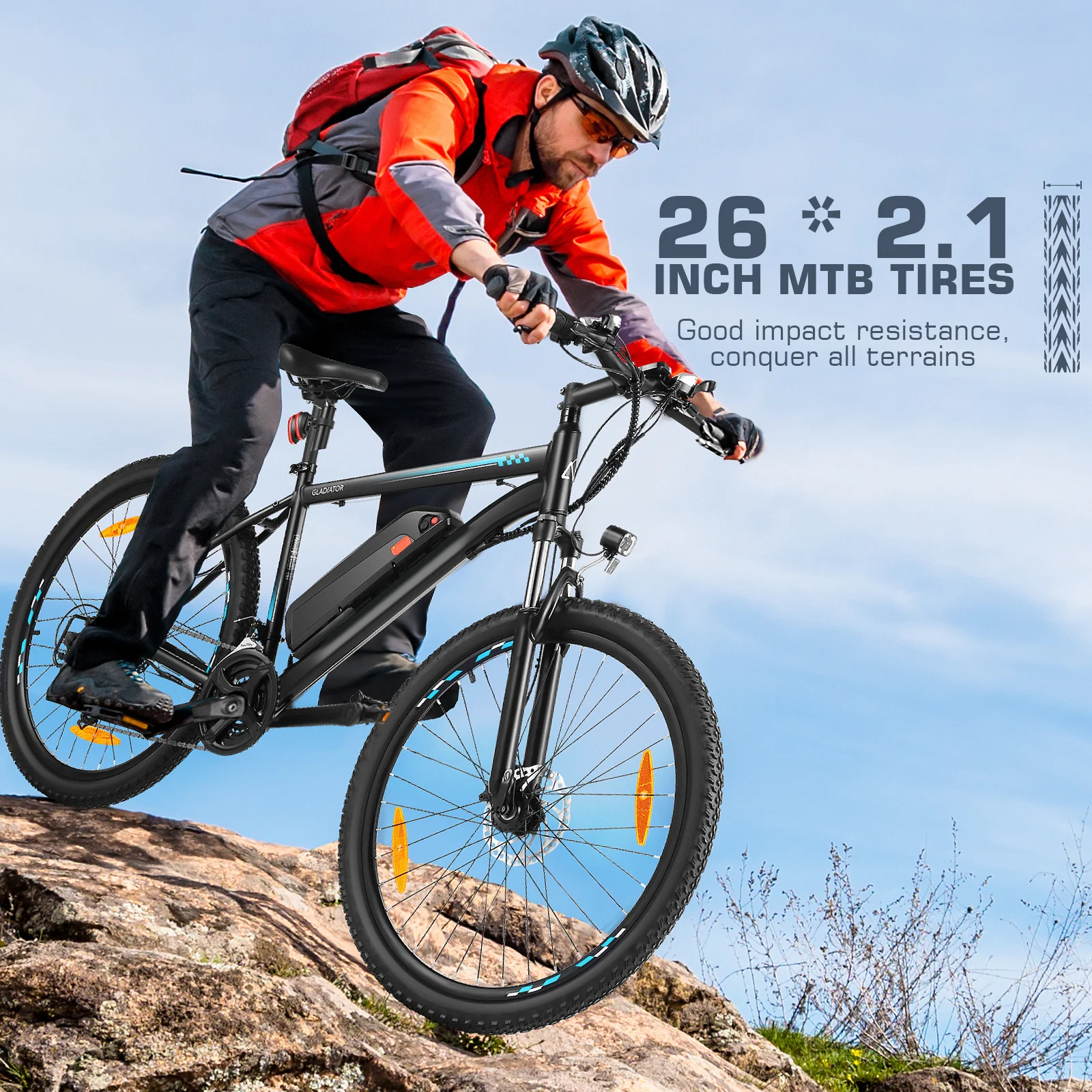 Electric Bike, Electric Bike for Adults 26