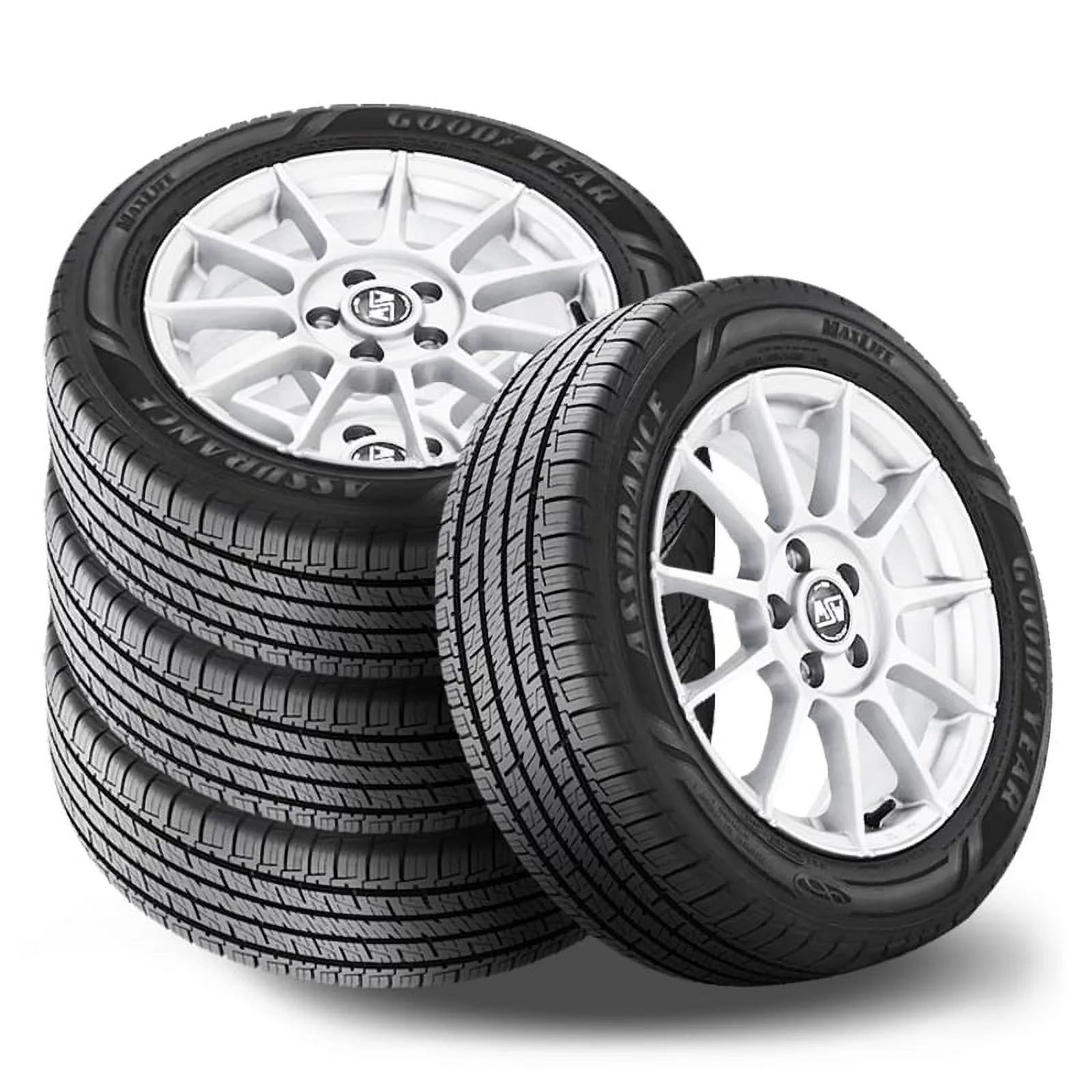 Set of 4 Goodyear Assurance Maxlife 245/60R18 105H Tires All Season 85K Mileage SET 110819545 / 245/60/18 / 2456018 Fits: 2011-19 Ford Explorer XLT, 2016-21 Honda Pilot EX-L