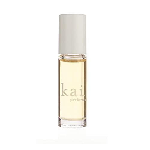 kai Perfume Oil - rose absolute, gardenia wrapped in white exotic flowers. eau de perfume roll-on oil 1/8 oz., vegan, cruelty free, made in the usa