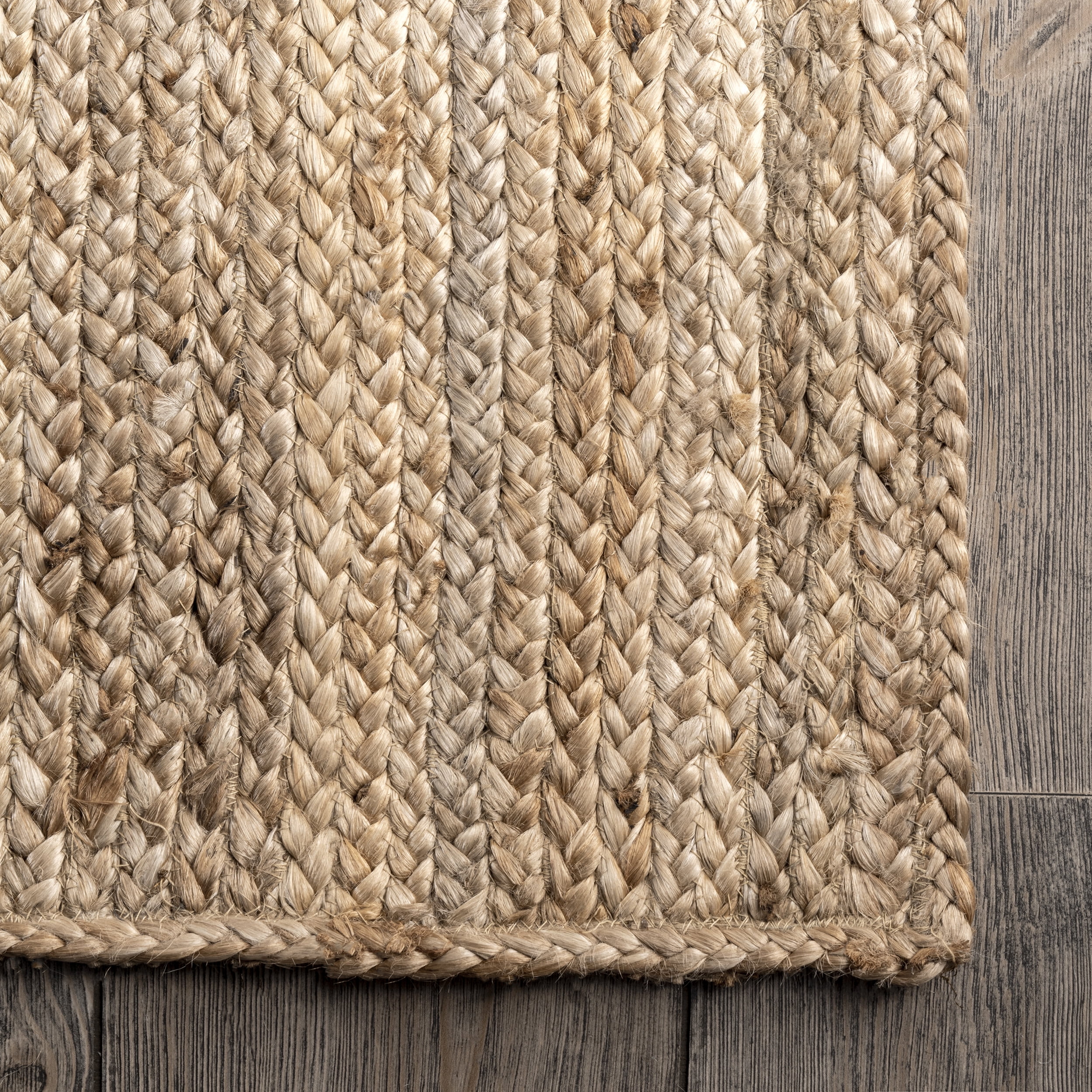 nuLOOM Rigo Hand Woven Farmhouse Jute Accent Rug, 2' 3