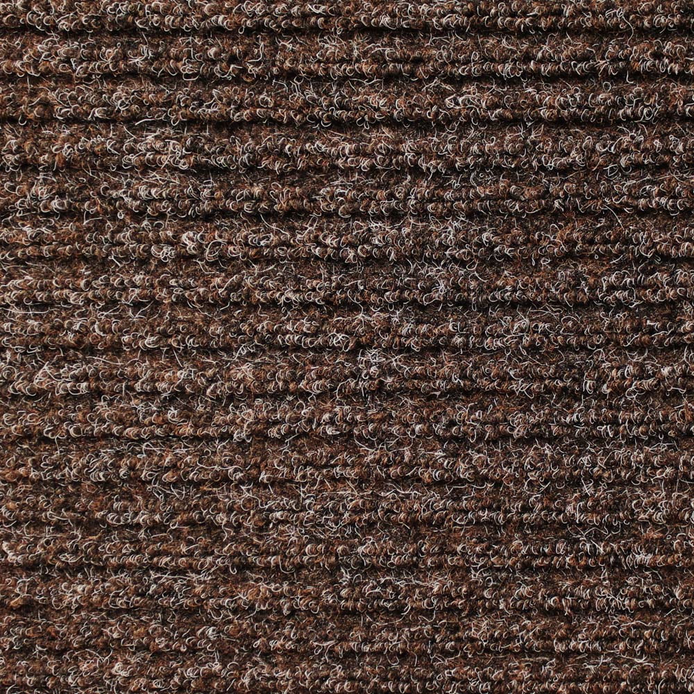 Heavy-Duty Ribbed Indoor/Outdoor Carpet with Rubber Marine Backing - Tuscan Brown 6' x 10' - Several Sizes Available - Carpet Flooring for Patio, Porch, Deck, Boat, Basement or Garage