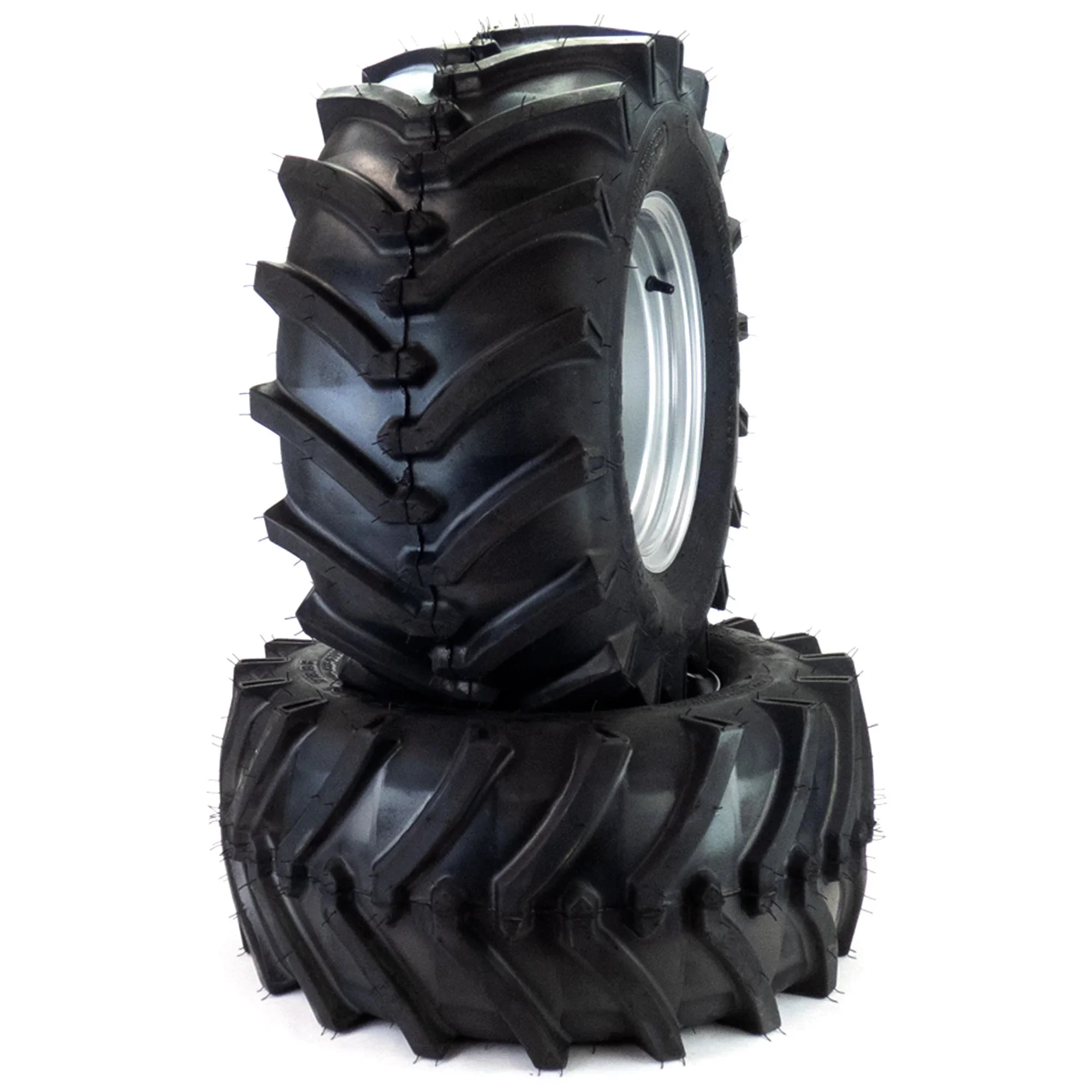 (2) Lawn Trac Wheel Assemblies 24x12.00-12 Fits Hustler X-ONE 60