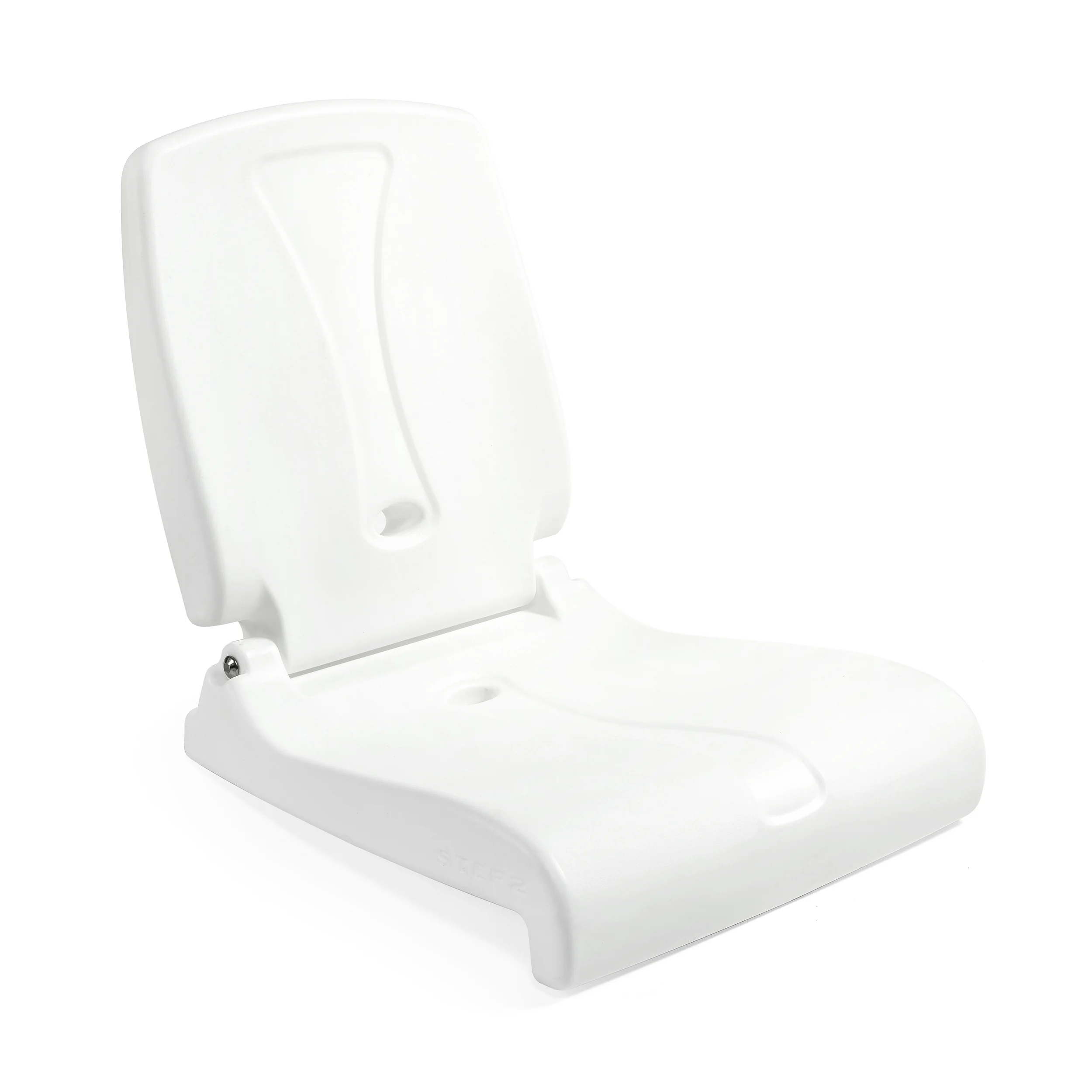 Step2 Flip Seat White Pool Chair Portable Foldable Seat with Back Support