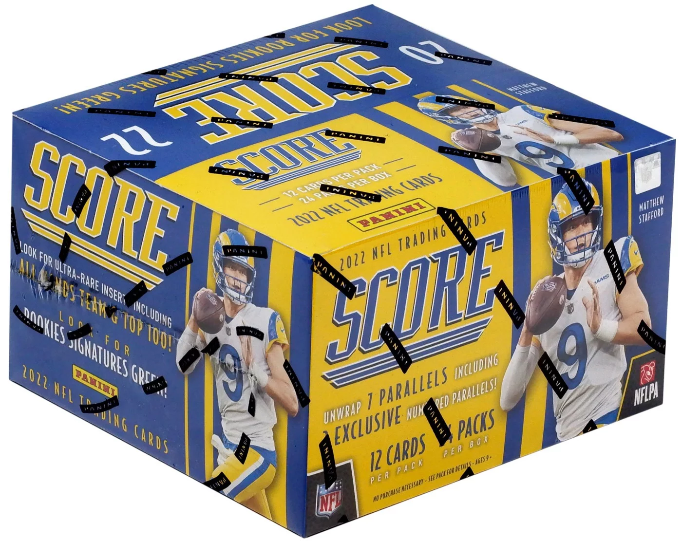 NFL Panini 2022 Score Football Trading Card RETAIL Box (24 Packs)
