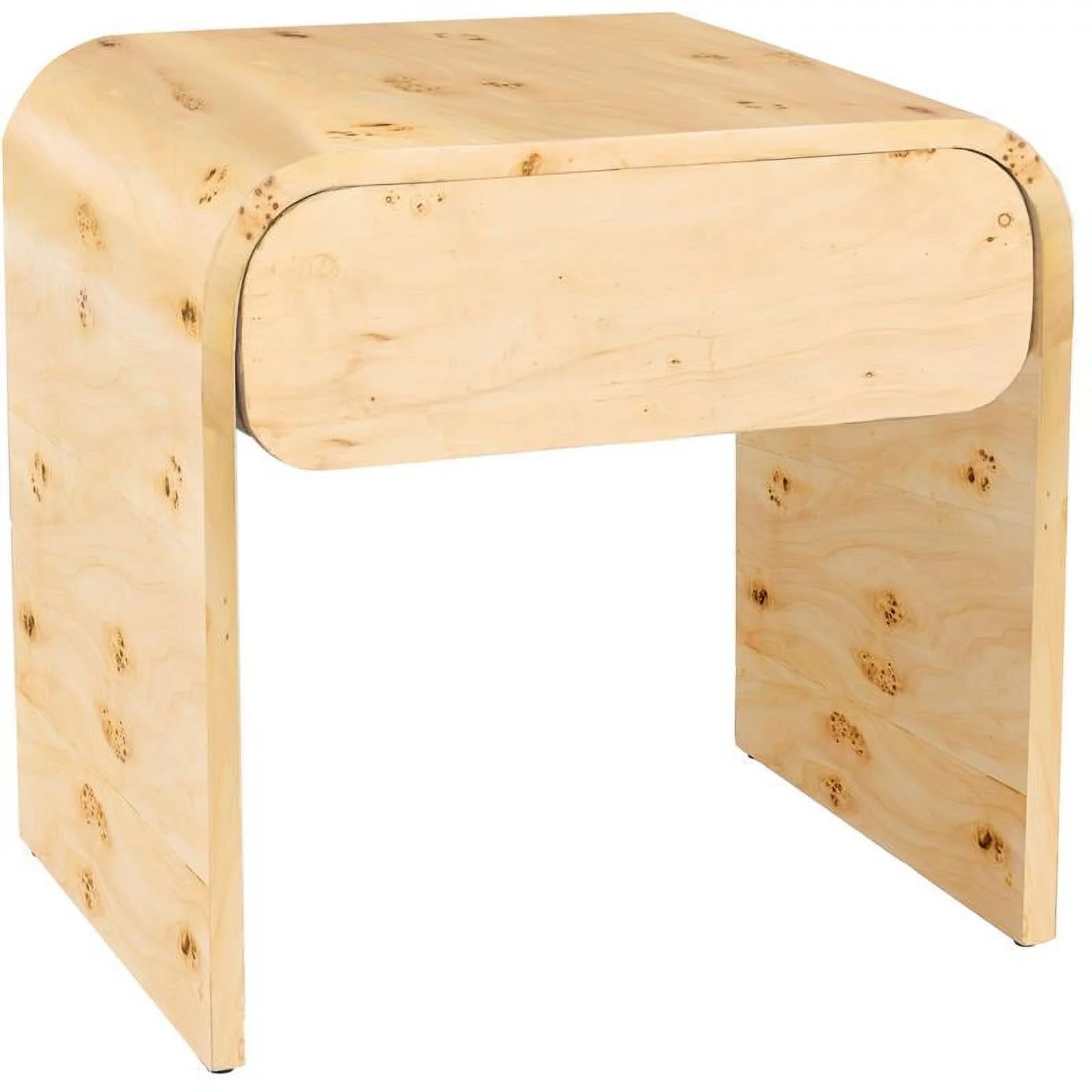 Cresthill Burl Wood Night Stand