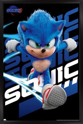 Trends International Sonic The Hedgehog 3 - Sonic Wall Poster, 22.37