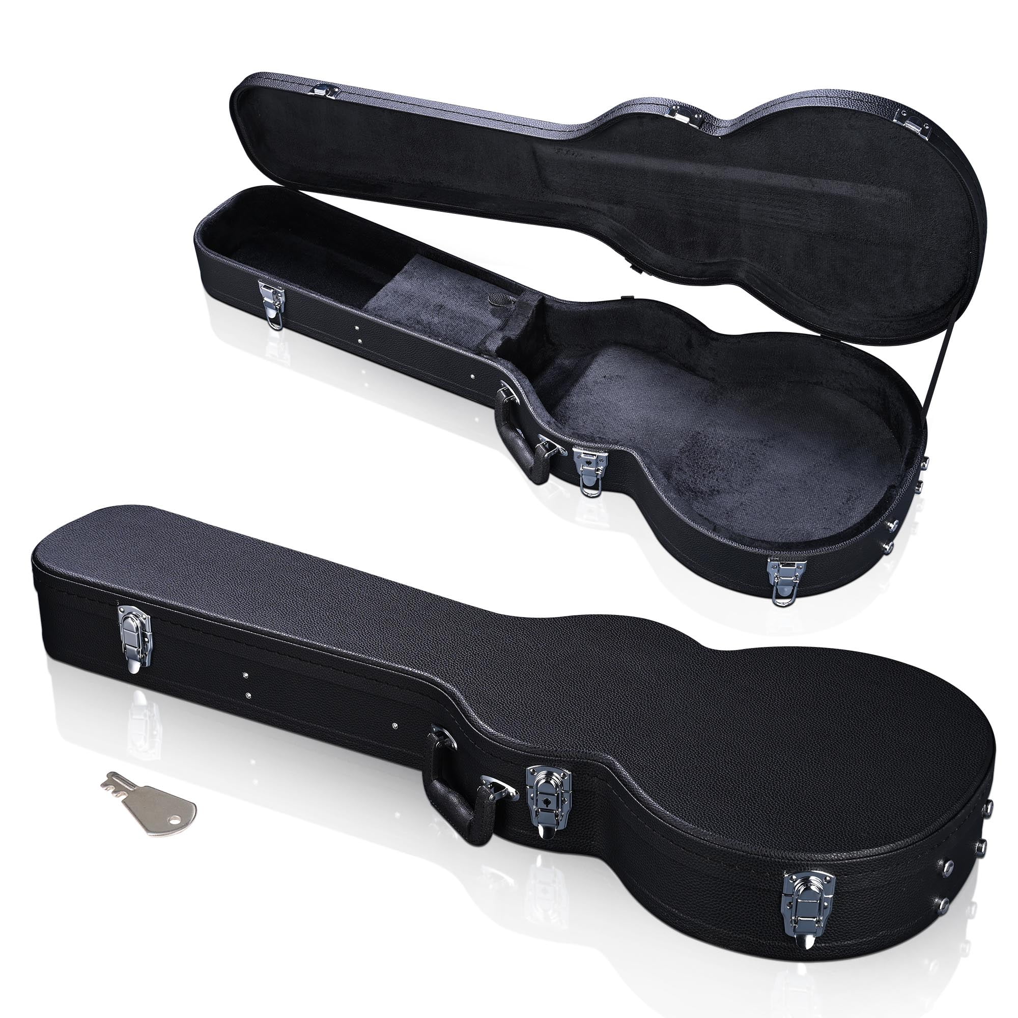 Yescom Electric Guitar Hard Case for LP Les Paul Style Electric Guitar Wooden Hard Shell Lockable