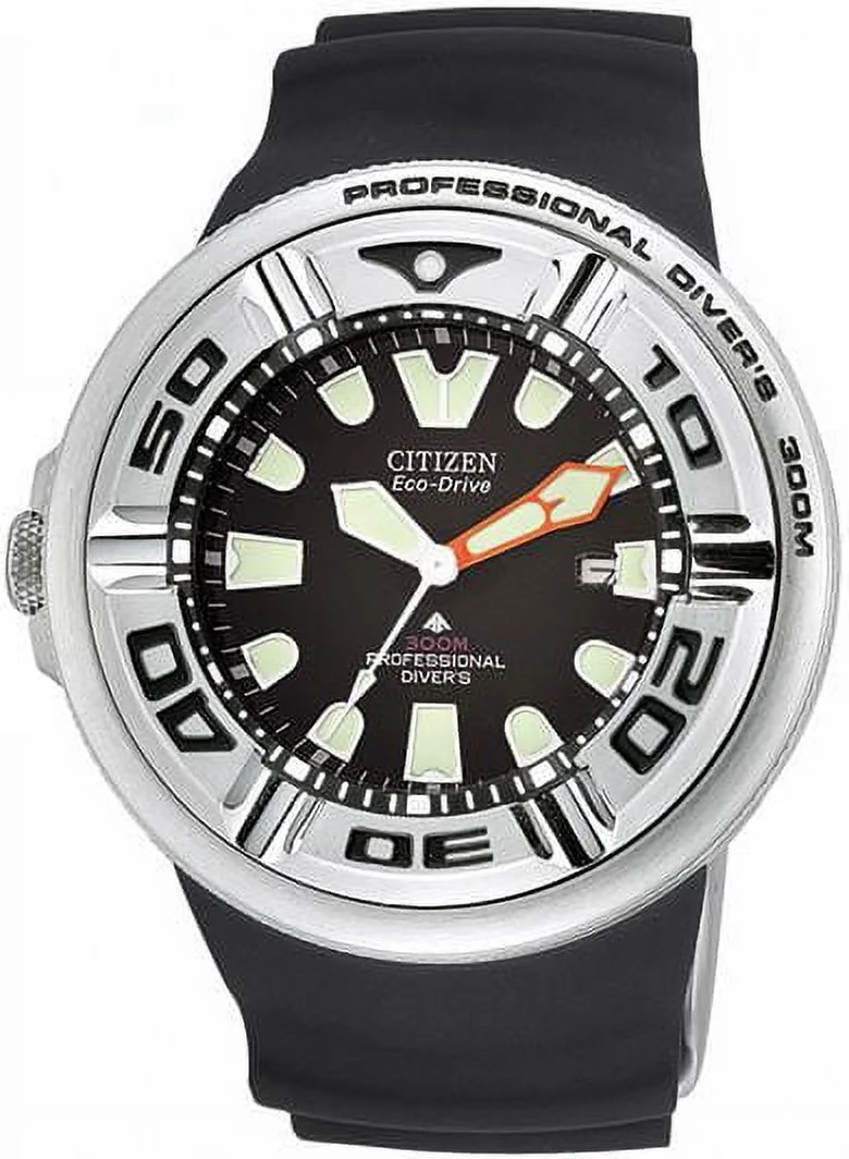 CITIZEN Eco-Drive Professional Diver Steel Rubber Men's Watch BJ8050-08E