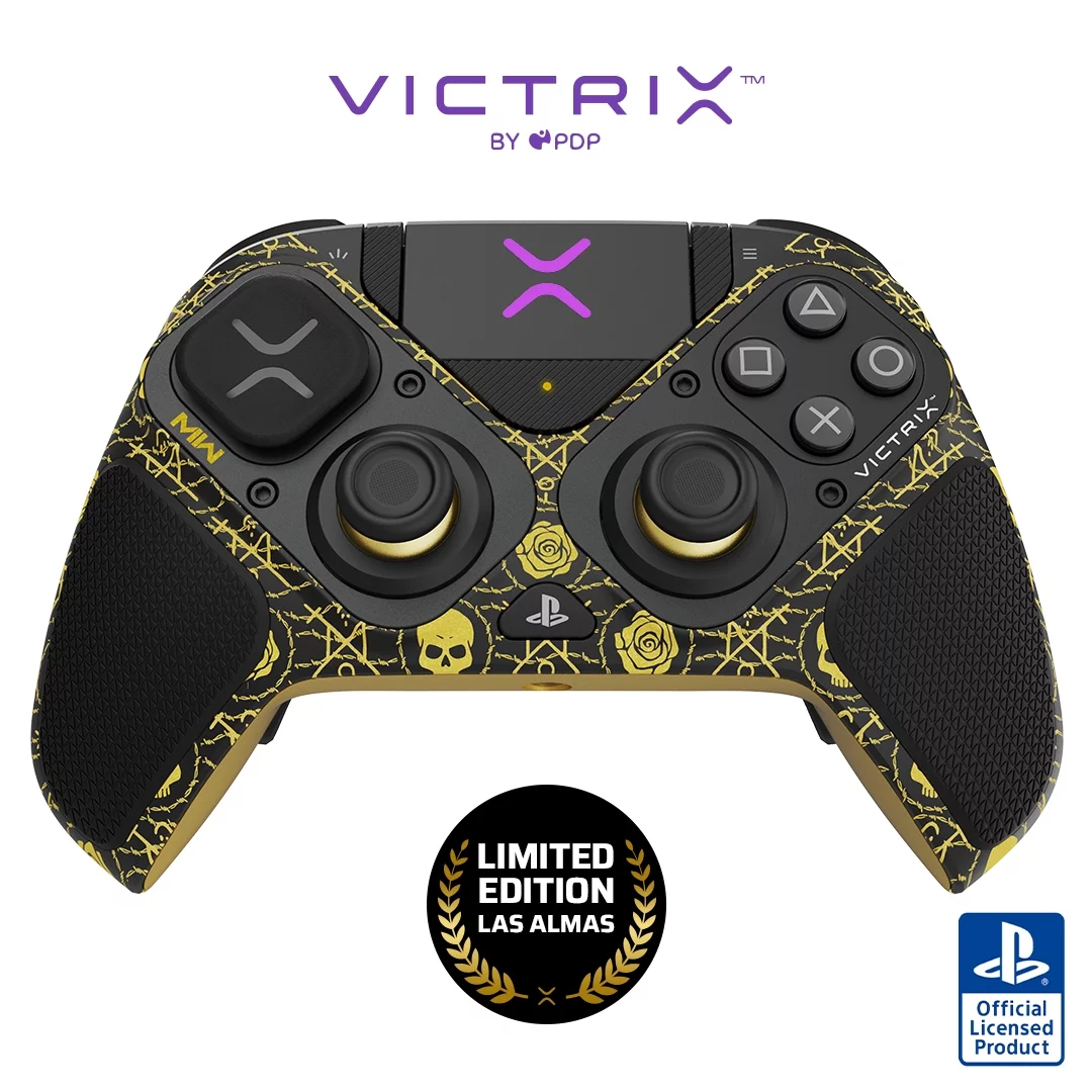 Call of Duty Modern Warfare 2 Victrix Pro BFG Wireless PlayStation 5 Controller for PS4/PS5/PC - COD MW2 Las Almas Golden Cartel Edition