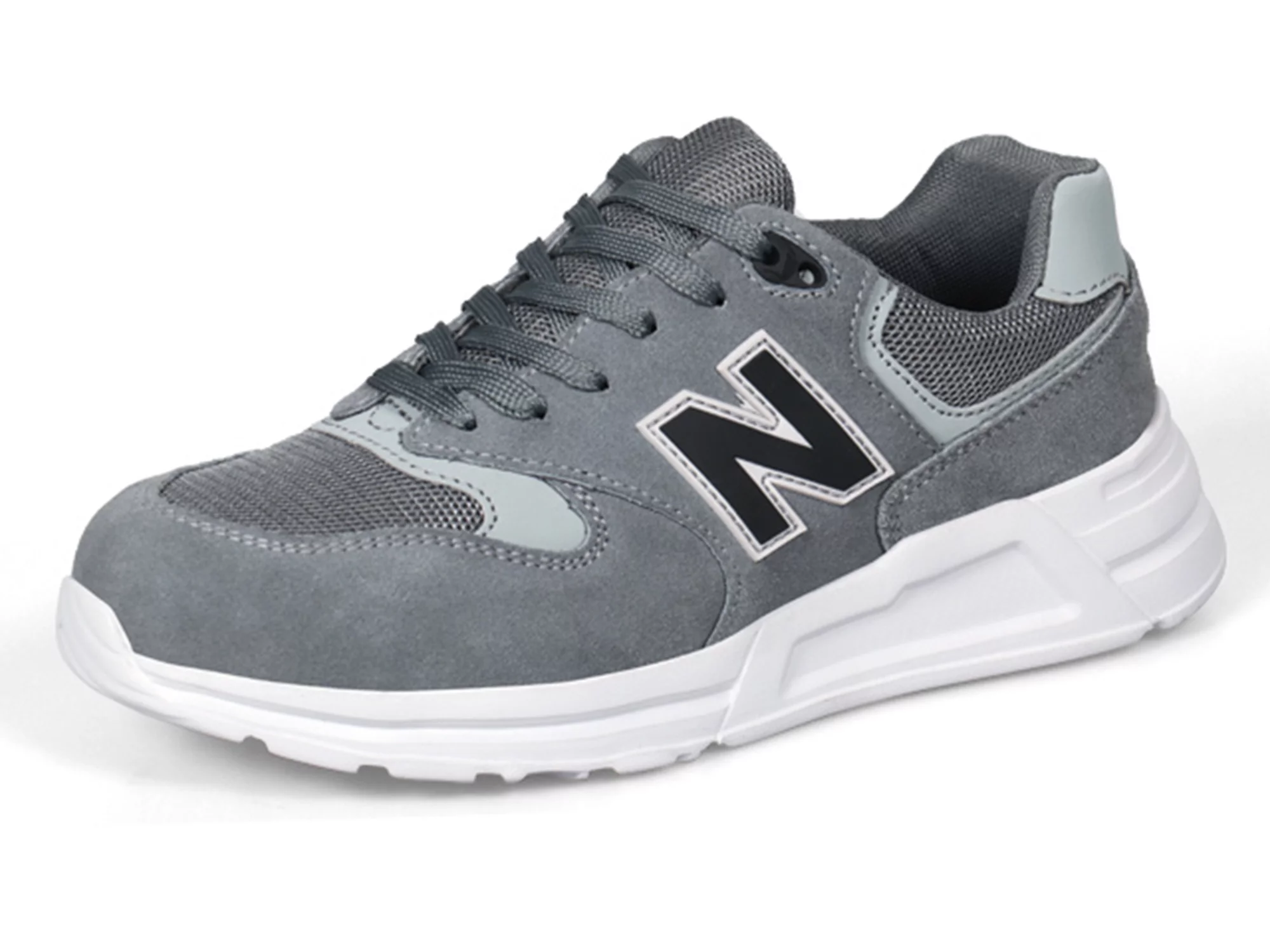 OwnShoe Steel Toe Work Shoes for Men Women Nonslip Safety Shoes Industrial Sneakers Size 8.5 Men/9.5 Women