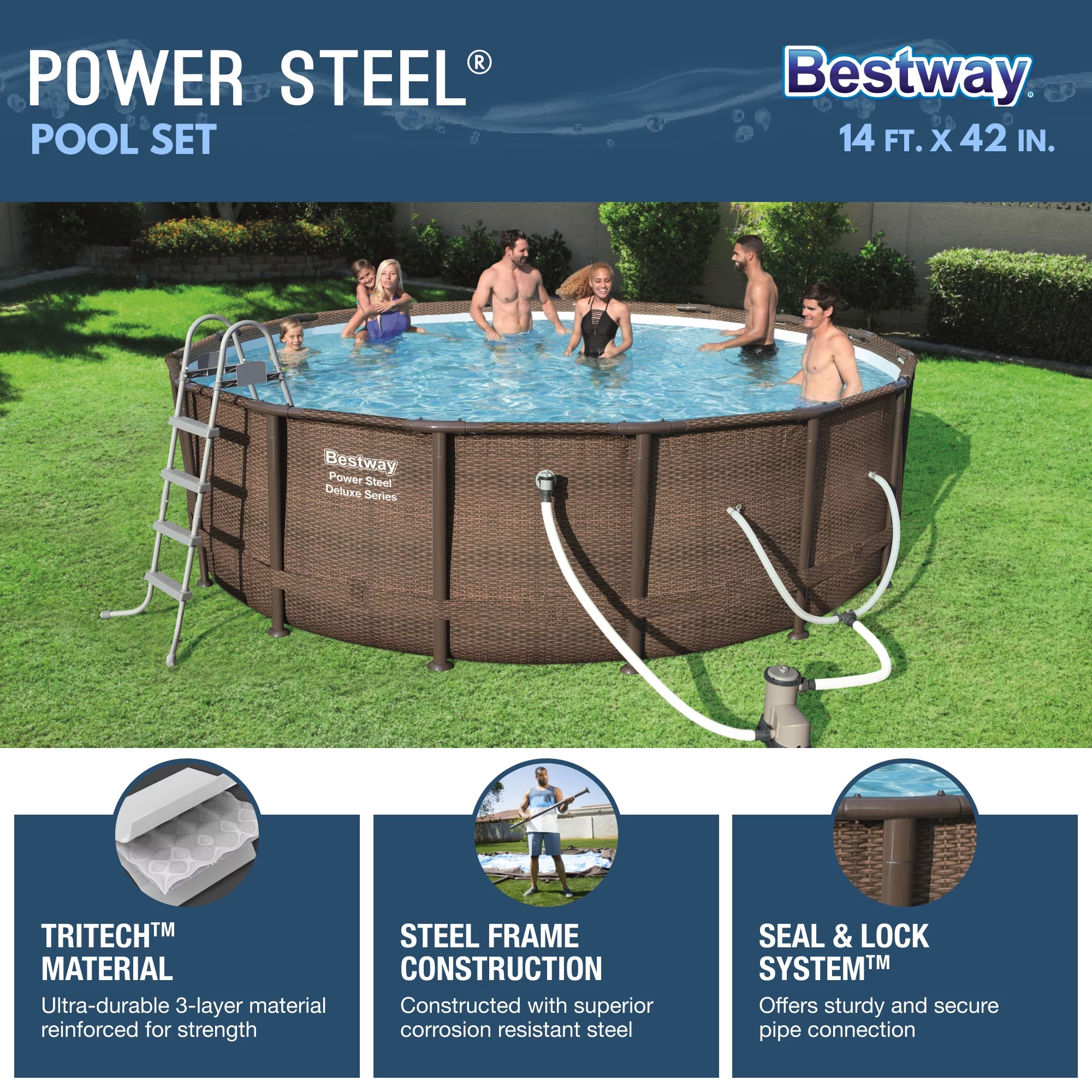 Bestway Power Steel 14' x 42