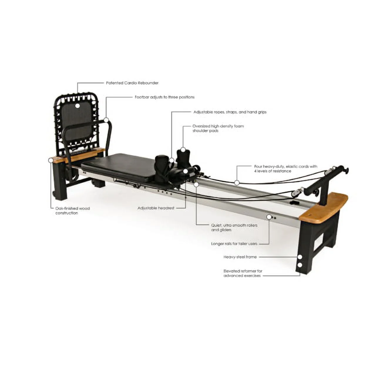 Stamina AeroPilates Reformer Pro XP Whole Body Resistance Workout System